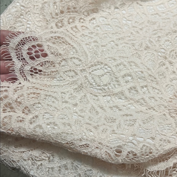 Sundance Julia cream tired lace short sleeve mini dress feminist cottagecore - Picture 10 of 10